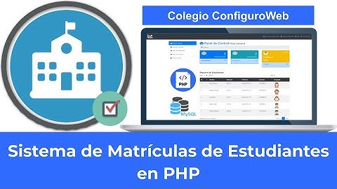 Sistema de Matrículas de Estudiantes en PHP