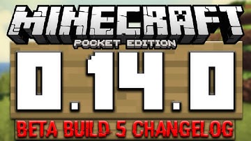 ✔️ NEW SKIN PACK | MCPE 0.14.0 ALPHA BUILD 5 CHANGELOG | Minecraft PE (Pocket Edition) Beta