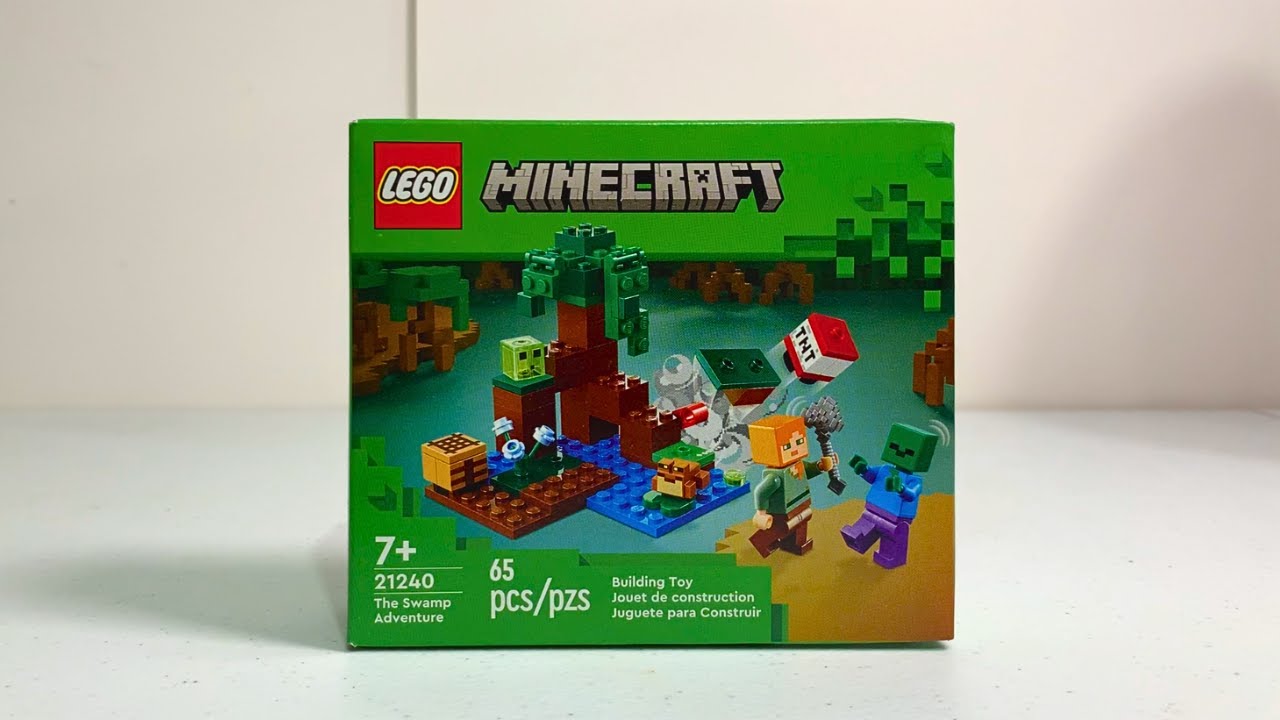 LEGO MINECRAFT 21240 - A AVENTURA NO PANTANO - TRENDS Brinquedos