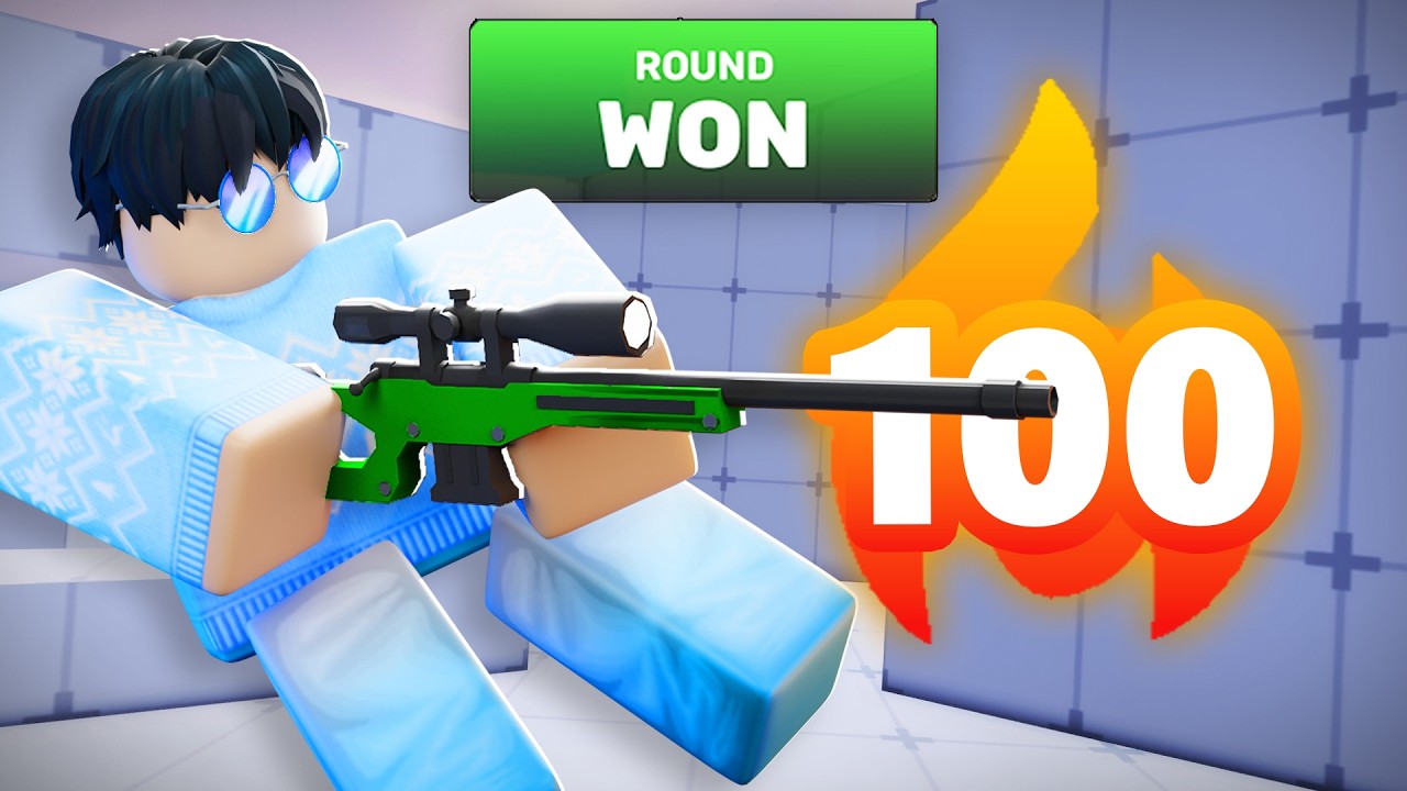 Getting 100 WINS STREAK Using Only Sniper Roblox Rivals! LIVE - YouTube