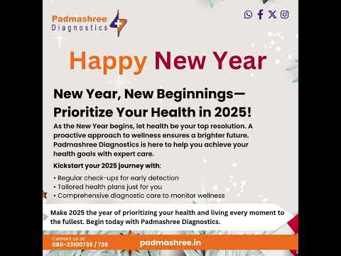 Happy New Year 2025 | Padmashree Diagnostics