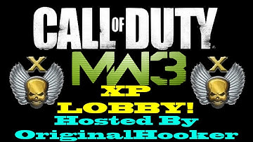 MW3 PS3 XP Lobby Online(Old)