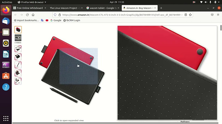 WACOM One pen tablet on Linux | Install ubuntu