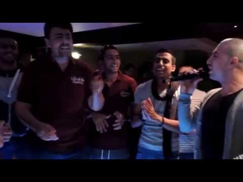 التراس حماقى يحتفل بالرقص والغناء بعيد ميلاد الفنان محمد حماقى نوفمبر 2014