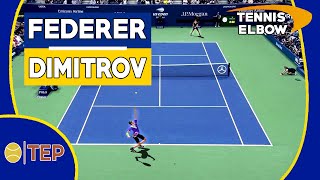 TENNIS ELBOW 2020 : FEDERER vs DIMITROV 🎾 (US Open 2019)