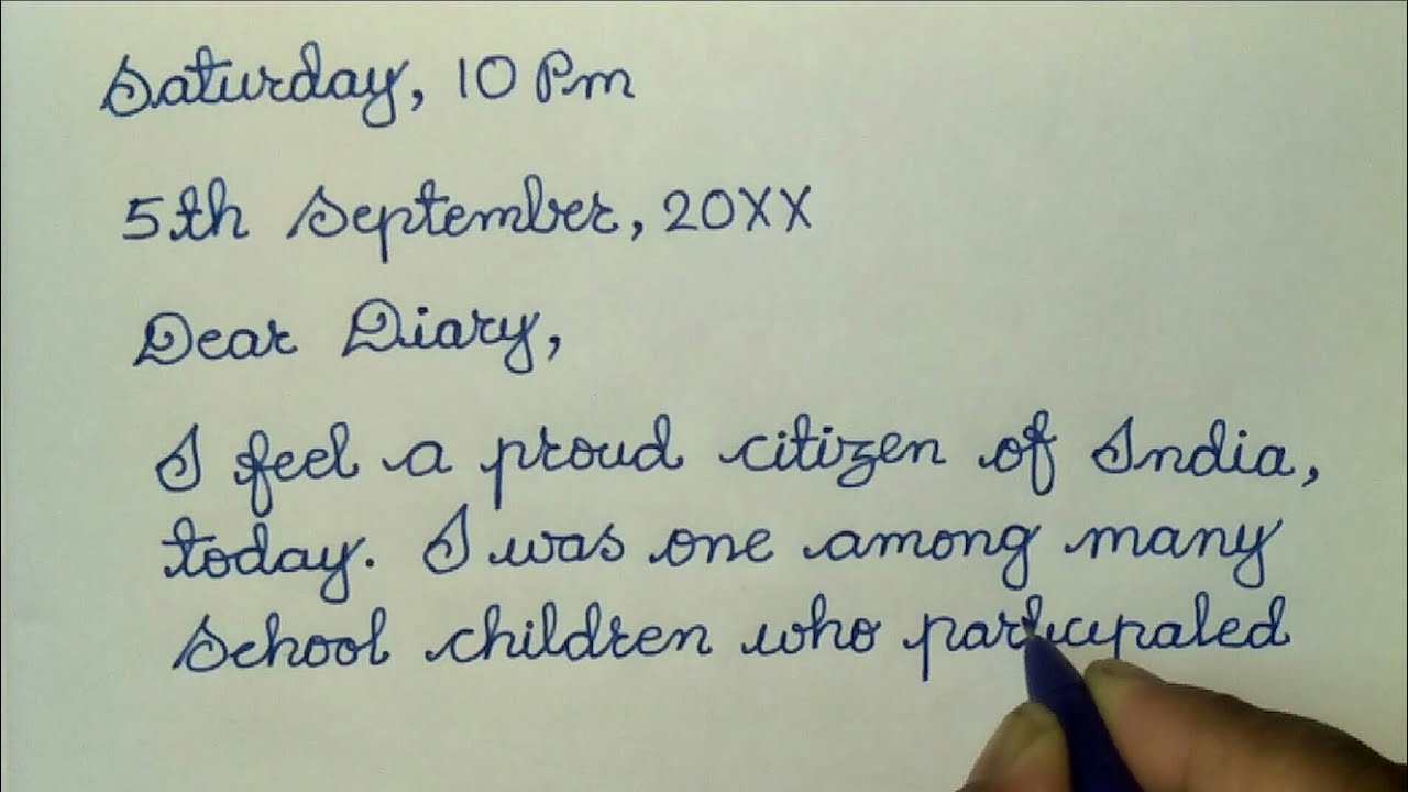 Make A Diary Entry In About 100 Words In English Sunflower Youtube