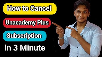 how to canceI unacademy pIus subscription
