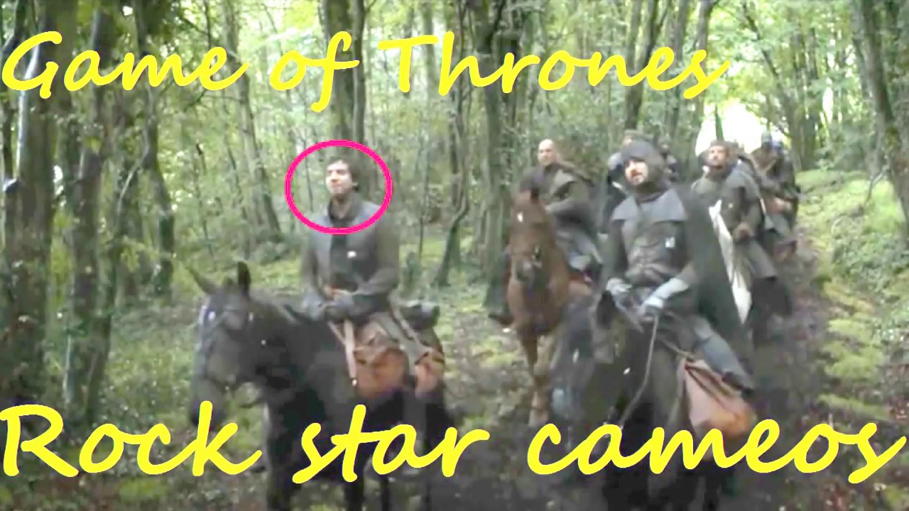 Game of Thrones. Rock Star cameos