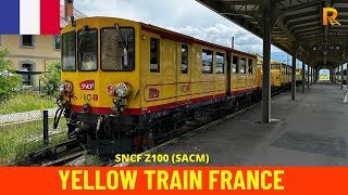 Cab Ride YELLOW TRAIN Latour-de-Carol - Olette (Ligne de Cerdagne, France) train driver's view in 4K