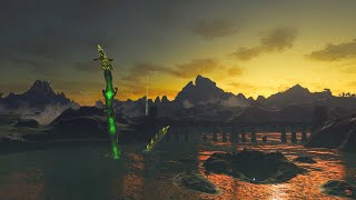 Zelda: Breath of the Wild | Lake Hylia Ambience | Farosh Appearing | ASMR / Sleep Aid [2 hours]