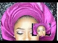 Step by Step How To Tie A Simple Gele. Beginners Friendly/ Beauty Hauljj