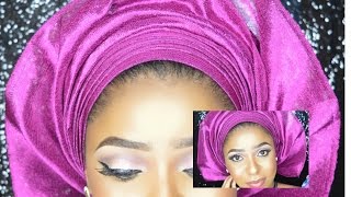 Step by Step How To Tie A Simple Gele. Beginners Friendly/ Beauty Hauljj