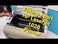 Taking Apart HP Laserjet 1020 Printer for Parts or Repair 1018