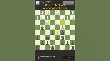 how to checkmate in chess #chess #chesscom #checkmate #blitze #chesstraps #chessmaster #chesstricks