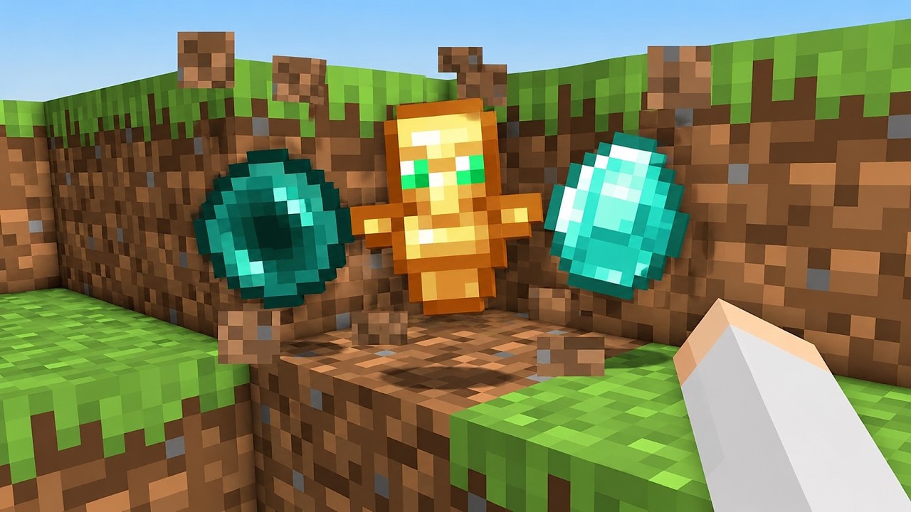 Minecraft, but Block Drops are Random