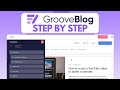 How to start a blog step by step for beginners  grooveblog tutorial