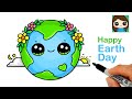 How to draw the earth  happy earth day