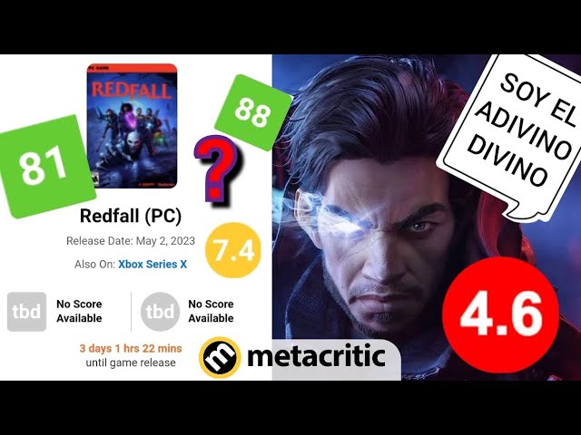 REDFALL AMARILLO EN METACRITIC, NUESTRAS IMPRESIONES