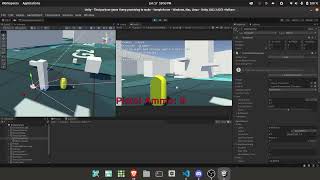 Unity Cinemachine collider cube test Unity Cinemachine collider cube test