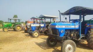 swaraj 744fe tractor fully loaded with sandy| tractor |#CTV