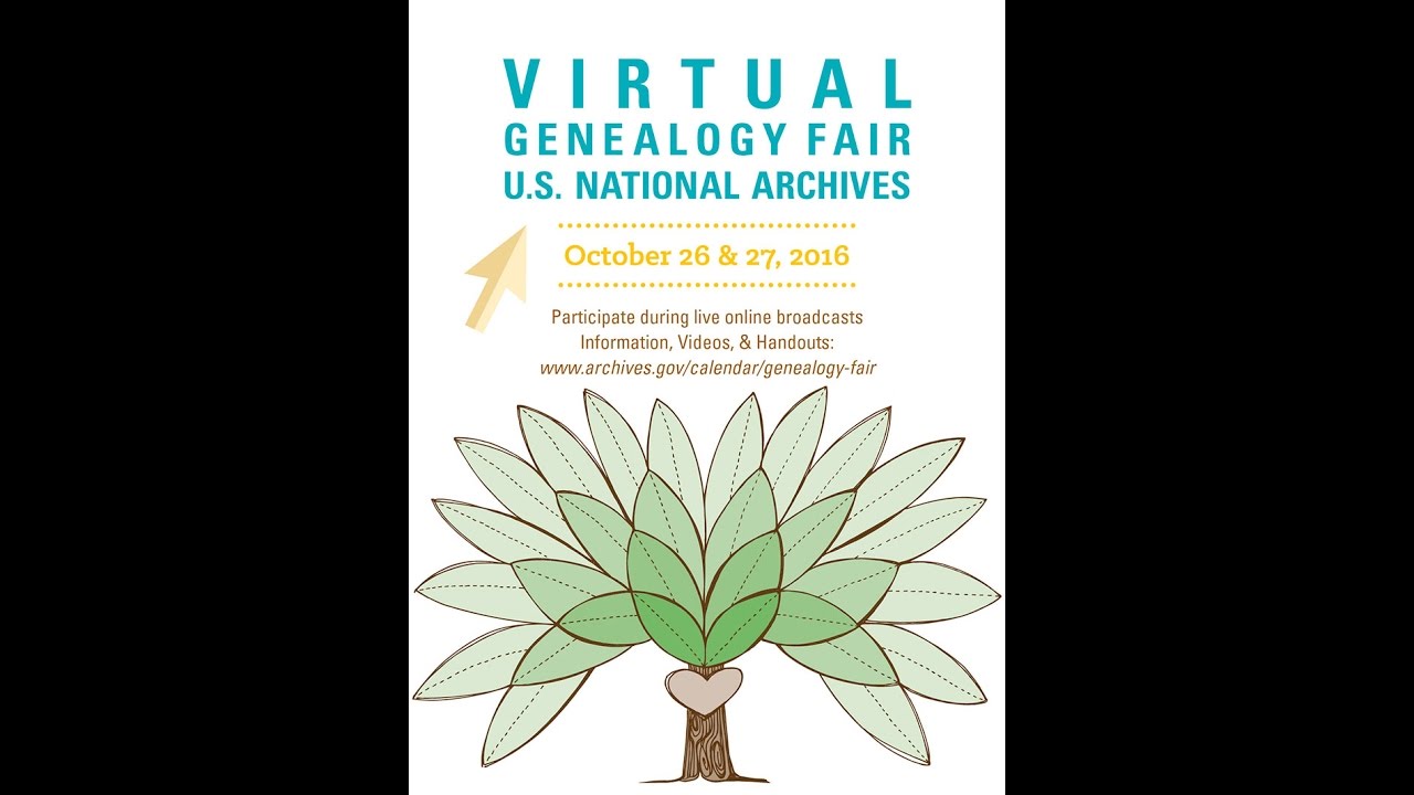 Documentary backdrop image for National Archives Virtual Genealogy Fair 2016 Day 2 (October 27) (2016)