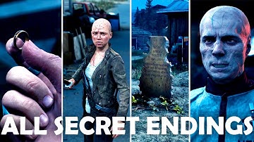Days Gone | All 4 Secret Endings | Cinematic