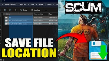 SCUM v1.0 | How to find game save files (Save file location) - TUTORIAL