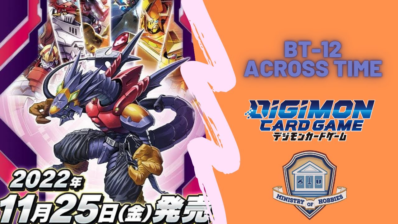 Unboxing Series Digimon Card Game BT12 Across Time YouTube