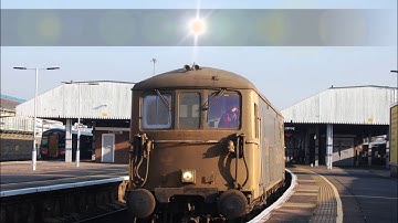 GB railfreight class 73141/73128 on RHTT duty at Ramsgate 28/11/20