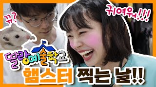 방울이tv딸랑예술학교 햄스터 찍는 날!!(ft.촬영장 비밀 이야기?!!)