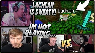 In todays video we have ninja & mrbeast rage quitting the minecraft
tournament after their first time ever playing minecraft! also, tfue
and 72hrs run into e...