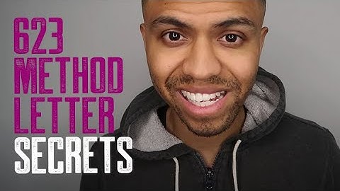 623 METHOD LETTER SECRETS || HOW TO REMOVE ALL NEGATIVE ITEMS