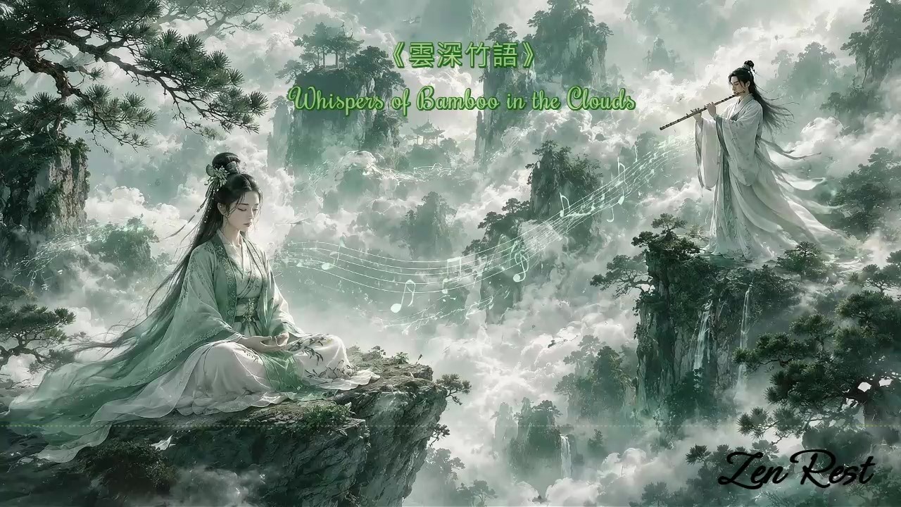 Assista a Ancient Chinese Zen Music-Whispers of Bamboo in the Clouds雲深竹語 | Deep Relaxation, Meditation & Sleep no YouTube Assista a Ancient Chinese Zen Music-Whispers of Bamboo in the Clouds雲深竹語 | Deep Relaxation, Meditation & Sleep no YouTube