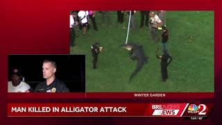Alligator attacks, kills man who was fishing in Winter Garden, police say