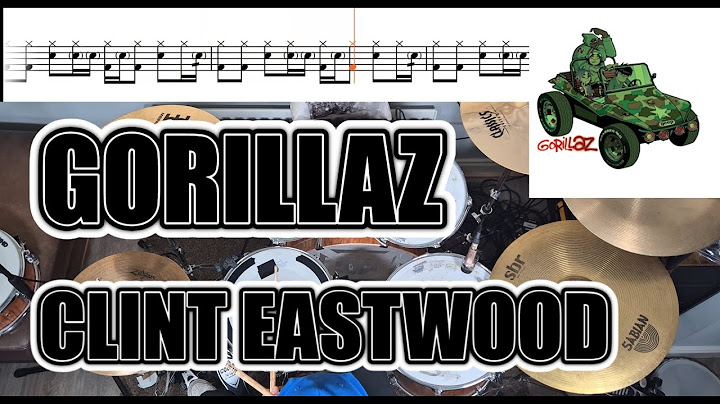 Clint Eastwood Drums version - Drums performance video thumbnail