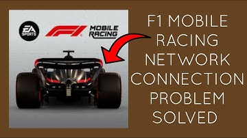 How To Solve F1 Mobile Racing App Network Connection(No Internet) Problem || Rsha26 Solutions