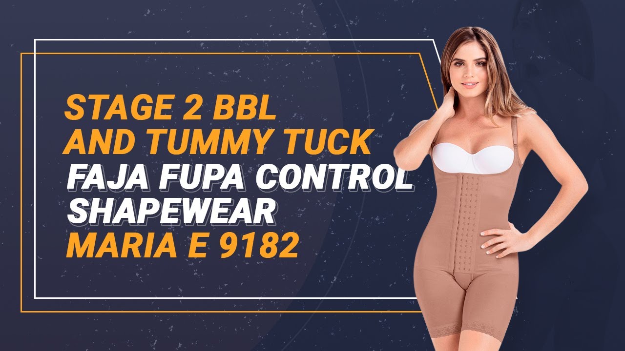 STAGE 2 BBL and TUMMY TUCK faja FUPA control shapewear MariaE 9182 