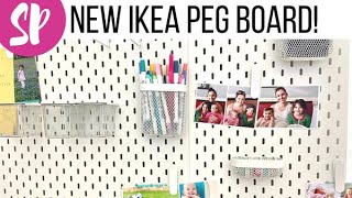 DREAM SCRAPROOM PEGBOARD UPGRADE! | Installing IKEA Skadis Pegboard in my craft scrap room! Part 1