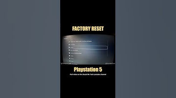 Factory Reset PS5 [ Delete All Data ] Playstation 5 Reformat Tutorial