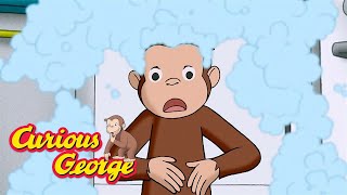 george causes a kitchen flood curious george kids cartoon