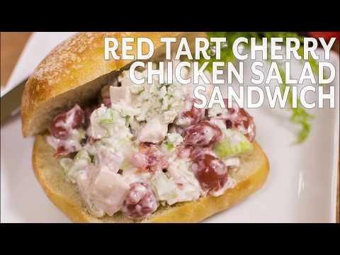 Red Cherry Chicken Salad Sandwich
