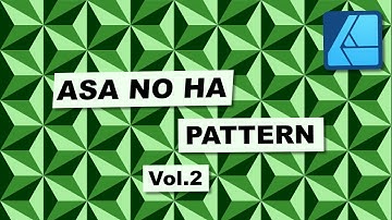 How to Create the Asa No Ha (Japanese Hemp Pattern) in Affinity Designer (Vol.2)