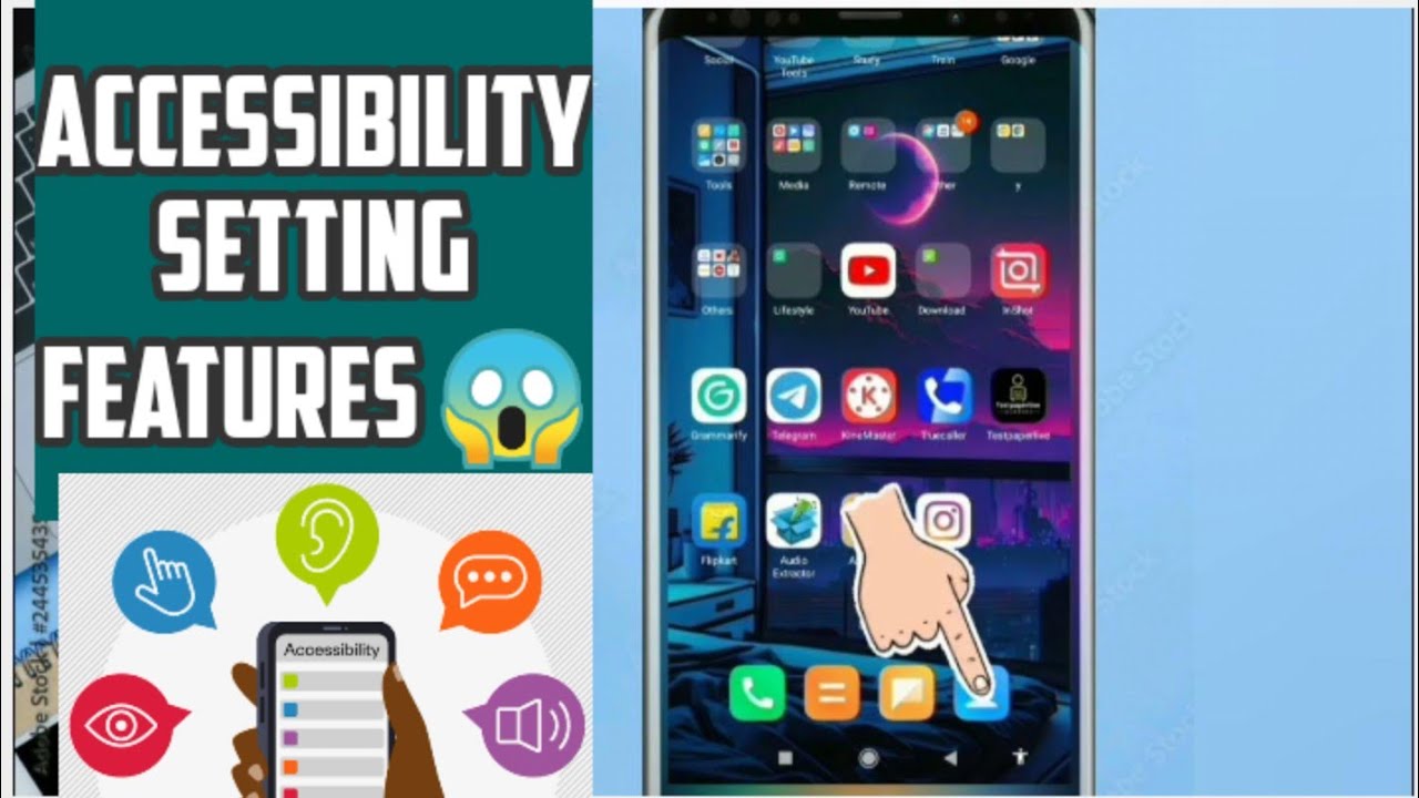 Accessibility menu features in android phone | Important setting 🔥 ...