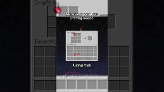 Minecraft's Very First Crafting Recipe