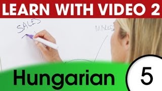 Learn Hungarian Vocabulary with Pictures and Video - Top 20 Hungarian Verbs 3