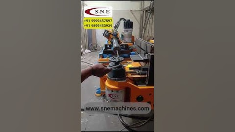 CNC PIPE BENDING MACHINE MADE BY SNE. FOR MORE DETAILS CALL US ON 9999457597, 9899453939