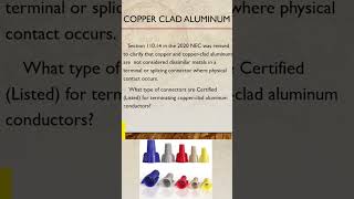 CCA's and connectors. Know the code! Read the package! SUBSCRIBE! #inspection #electrical