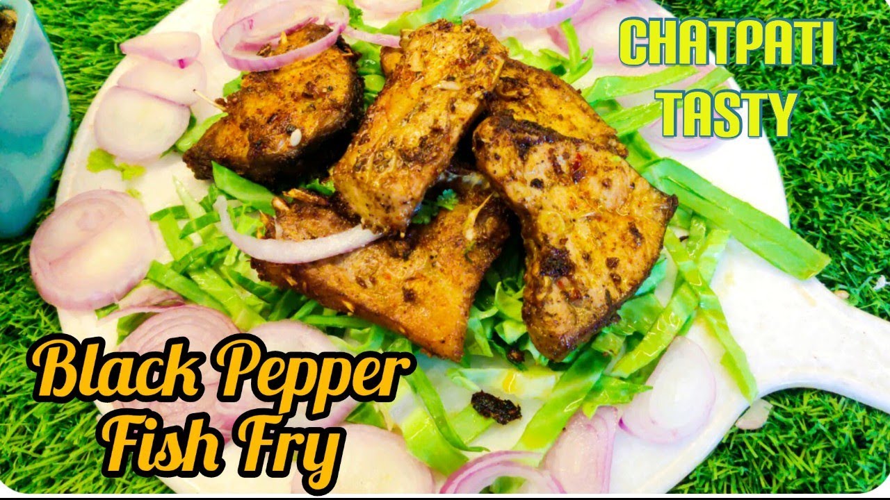 Black pepper Fish Fry: The Spicy Secret of the Sea | How to Make Black ...
