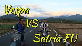 Vespa Lawan Satria FU || Parodi Story WA Lucu Viral #sekpentingwestau