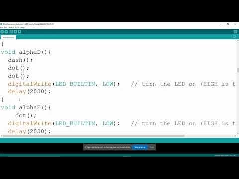 Task 2.2C SIT210 | EXPLAINING MORSE CODE USING ARDUINO NANO 33 IOT ...